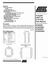 DataSheet AT49F002NT pdf